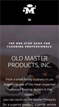 Mobile Screenshot of oldmasterproducts.com